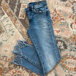 Fringe jeans